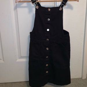 Mini denim dress very cute and trendy